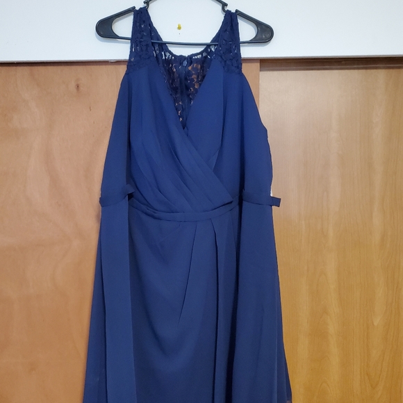 marine blue bridesmaid dresses short